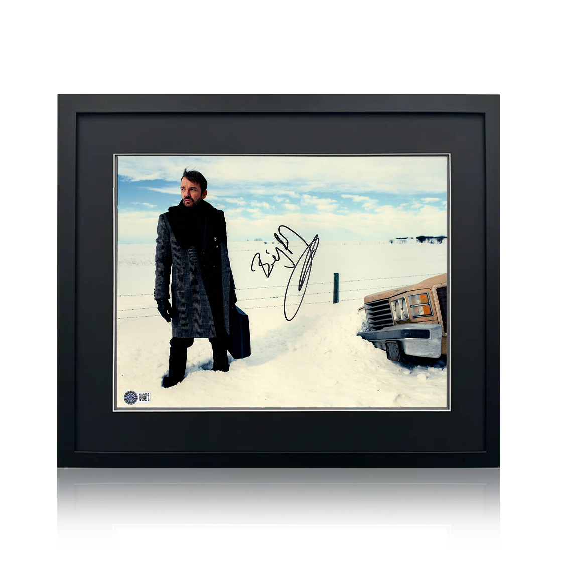 Billy Bob Thornton Signed Fargo Image Compact Frame (AFTAL Authentication)