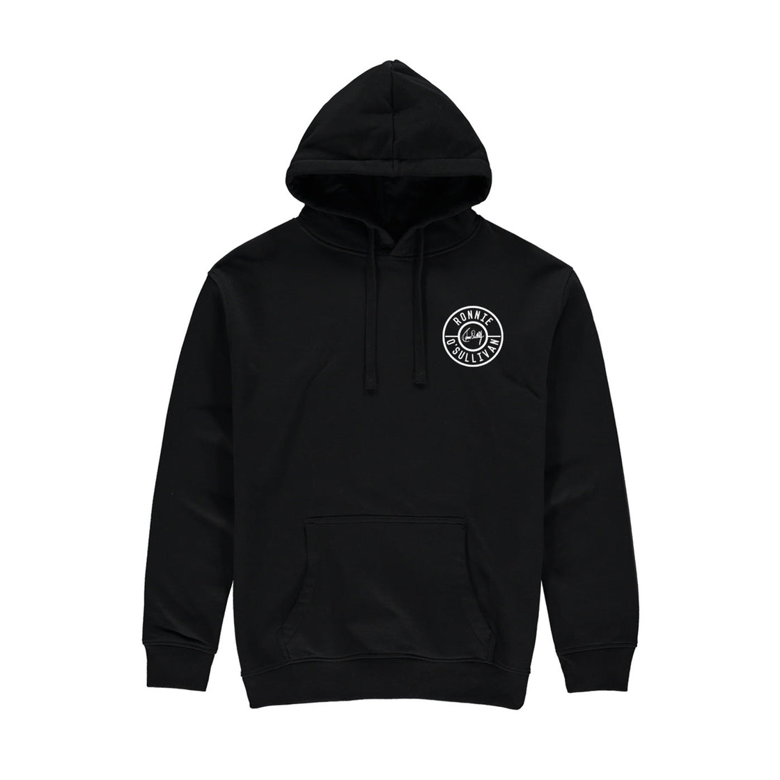 Retro Pocket Hoodie - Black/White
