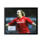 Boudewijn Zenden Signed Middlebrough Cut Deluxe Mount Frame