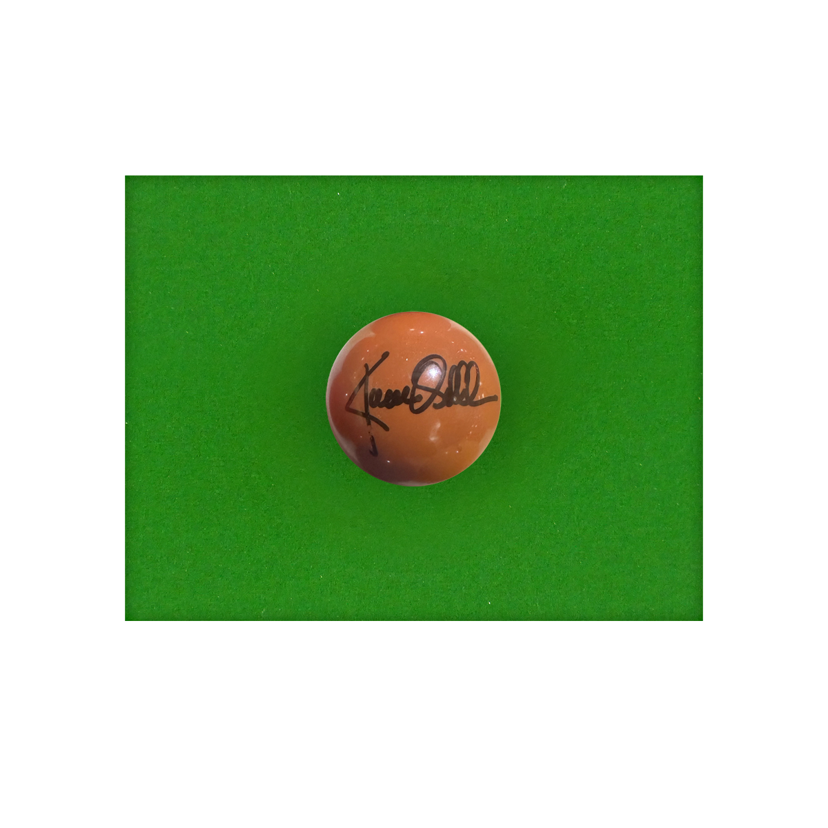 Ronnie O’Sullivan Signed Brown Ball