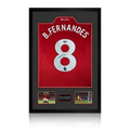 Bruno Fernandes Signed Manchester United Shirt Premium Frame (ACG Cert)
