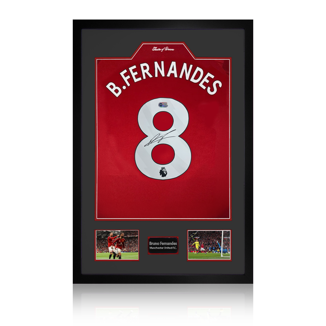 Bruno Fernandes Signed Manchester United Shirt Premium Frame (ACG Cert)