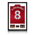 Bruno Fernandes Signed Manchester United Shirt Premium Frame (ACG Cert)