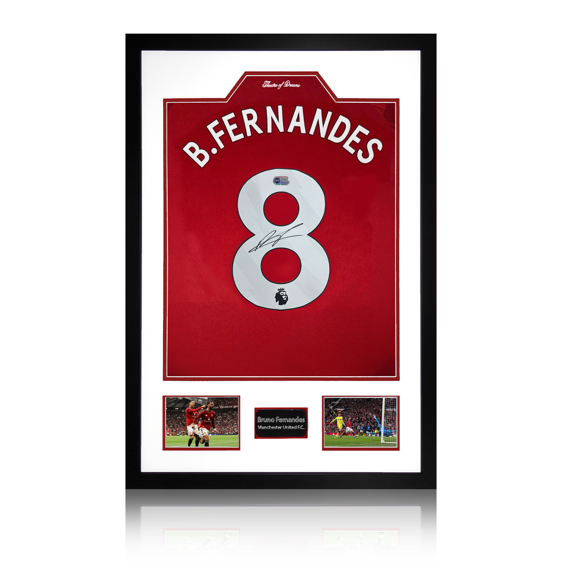 Bruno Fernandes Signed Manchester United Shirt Premium Frame (ACG Cert)