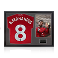 Bruno Fernandes Signed Manchester United Shirt Classic Frame (ACG Cert)