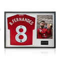 Bruno Fernandes Signed Manchester United Shirt Classic Frame (ACG Cert)