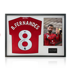 Bruno Fernandes Signed Manchester United Shirt Classic Frame (ACG Cert)