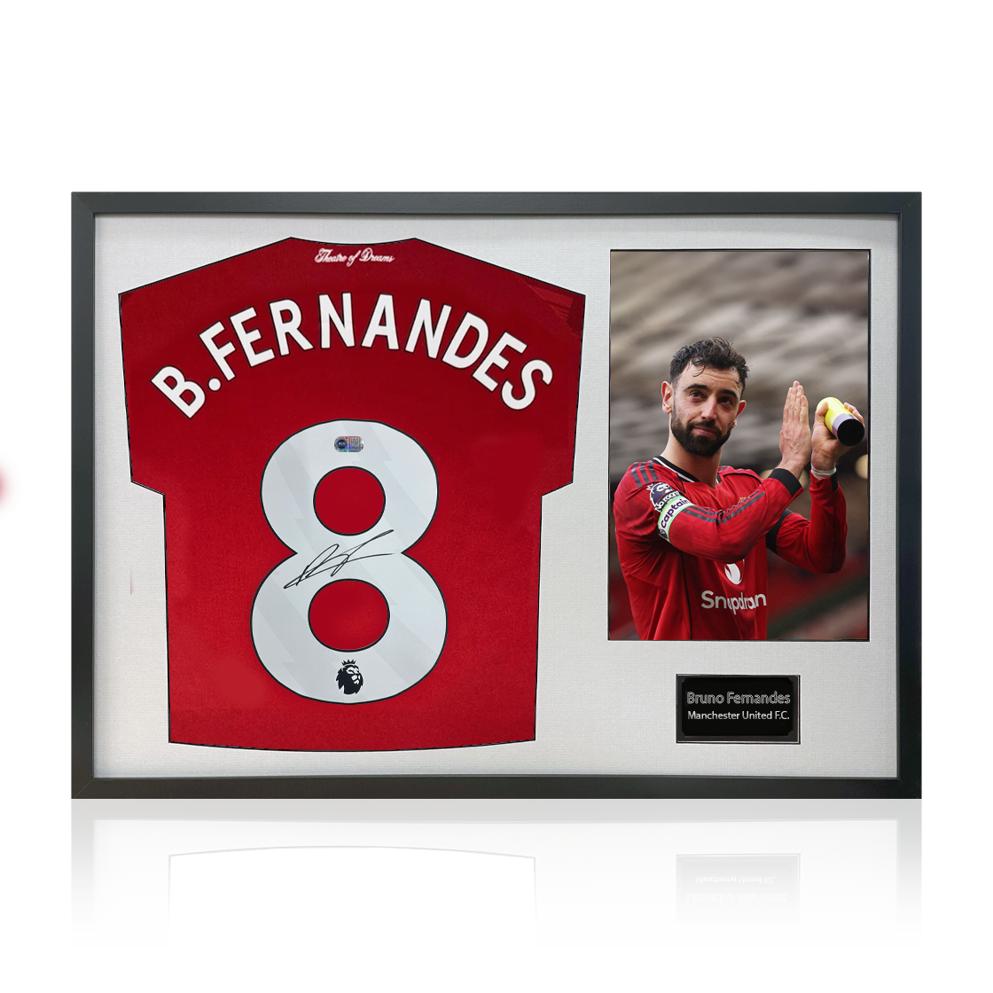 Bruno Fernandes Signed Manchester United Shirt Classic Frame (ACG Cert)