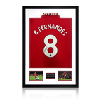 Bruno Fernandes Signed 22/23 Manchester United Premium Frame