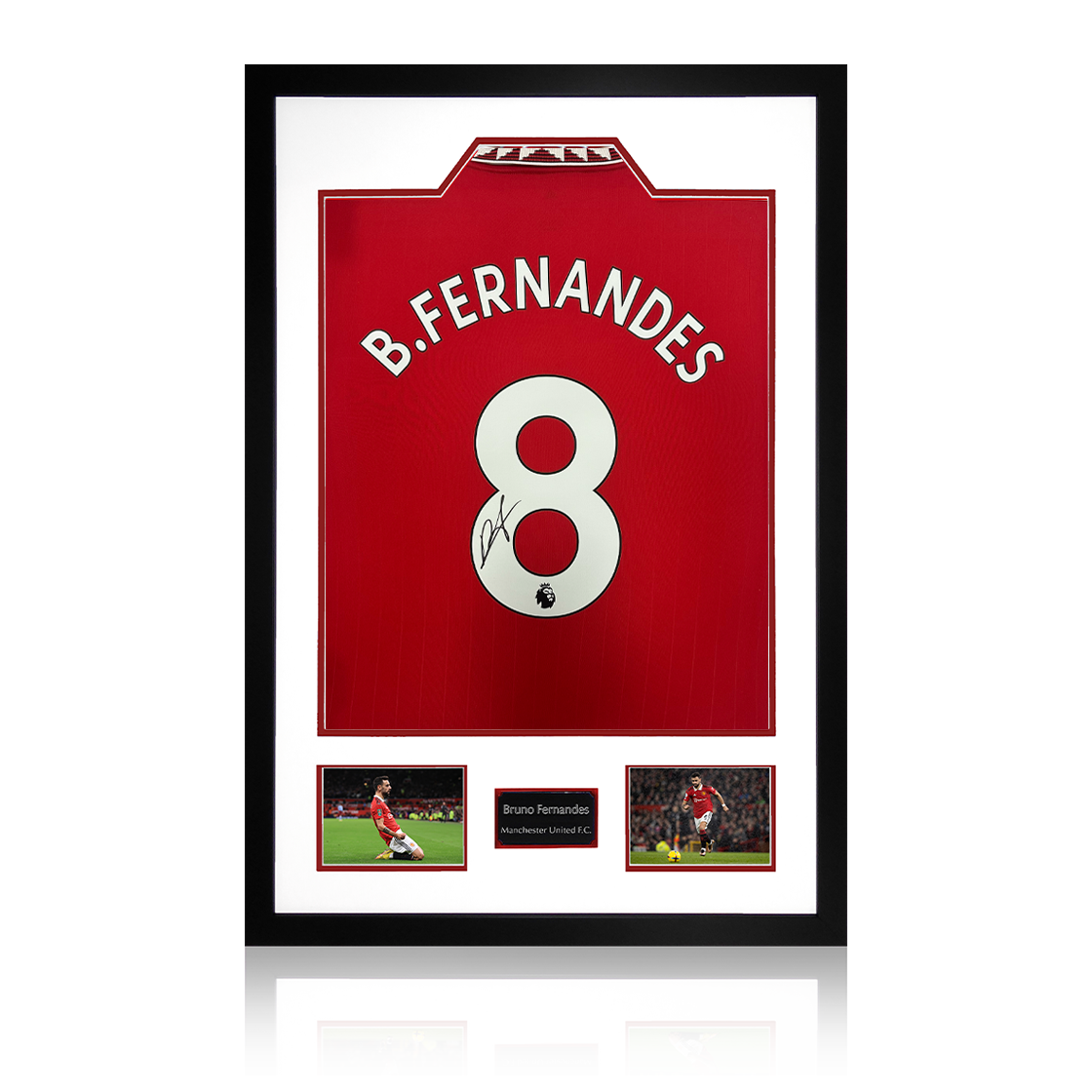 Bruno Fernandes Signed 22/23 Manchester United Premium Frame