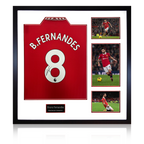 Bruno Fernandes Signed 22/23 Manchester United Shirt Elite Frame