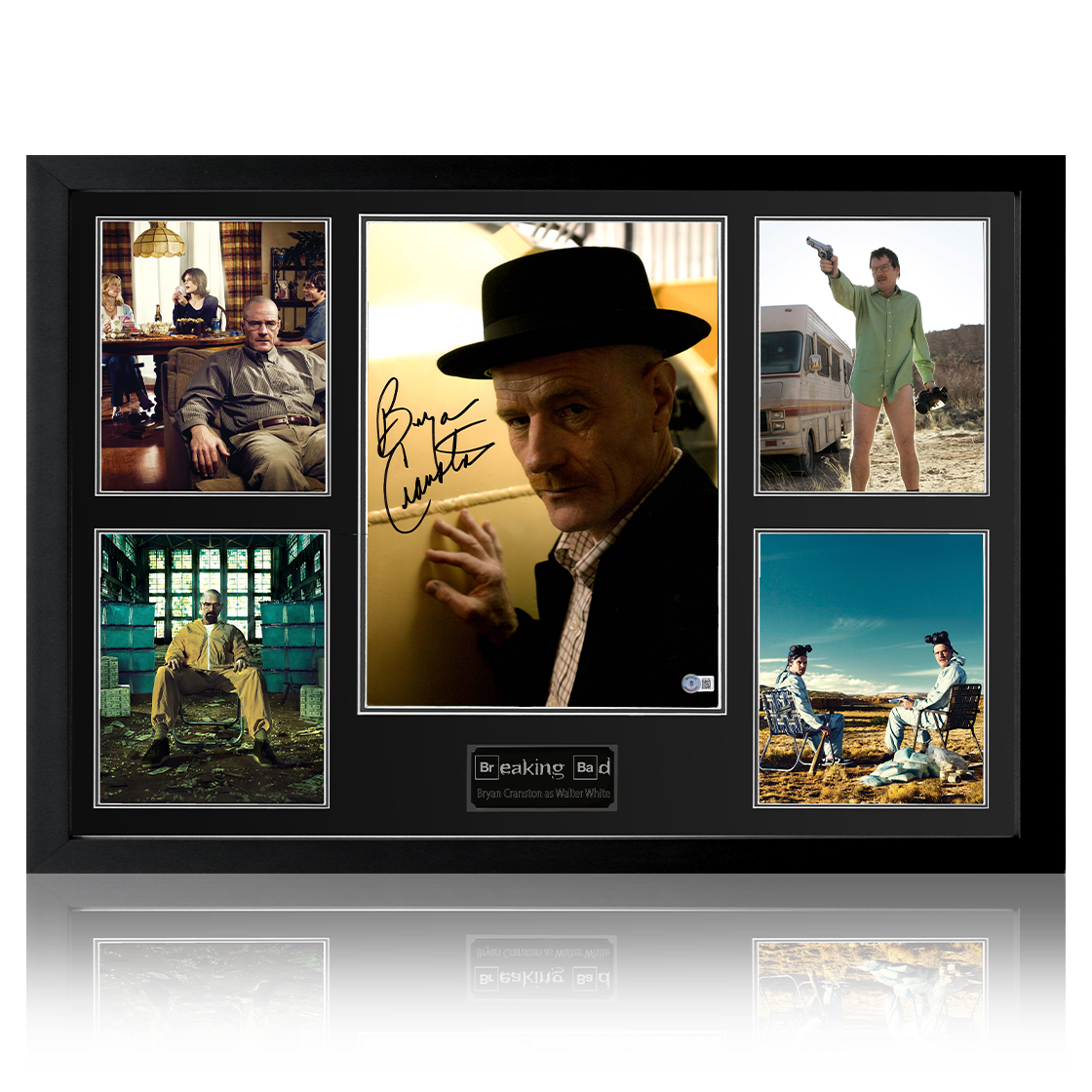 Bryan Cranston Signed Breaking Bad Image Premium Frame (Beckett)