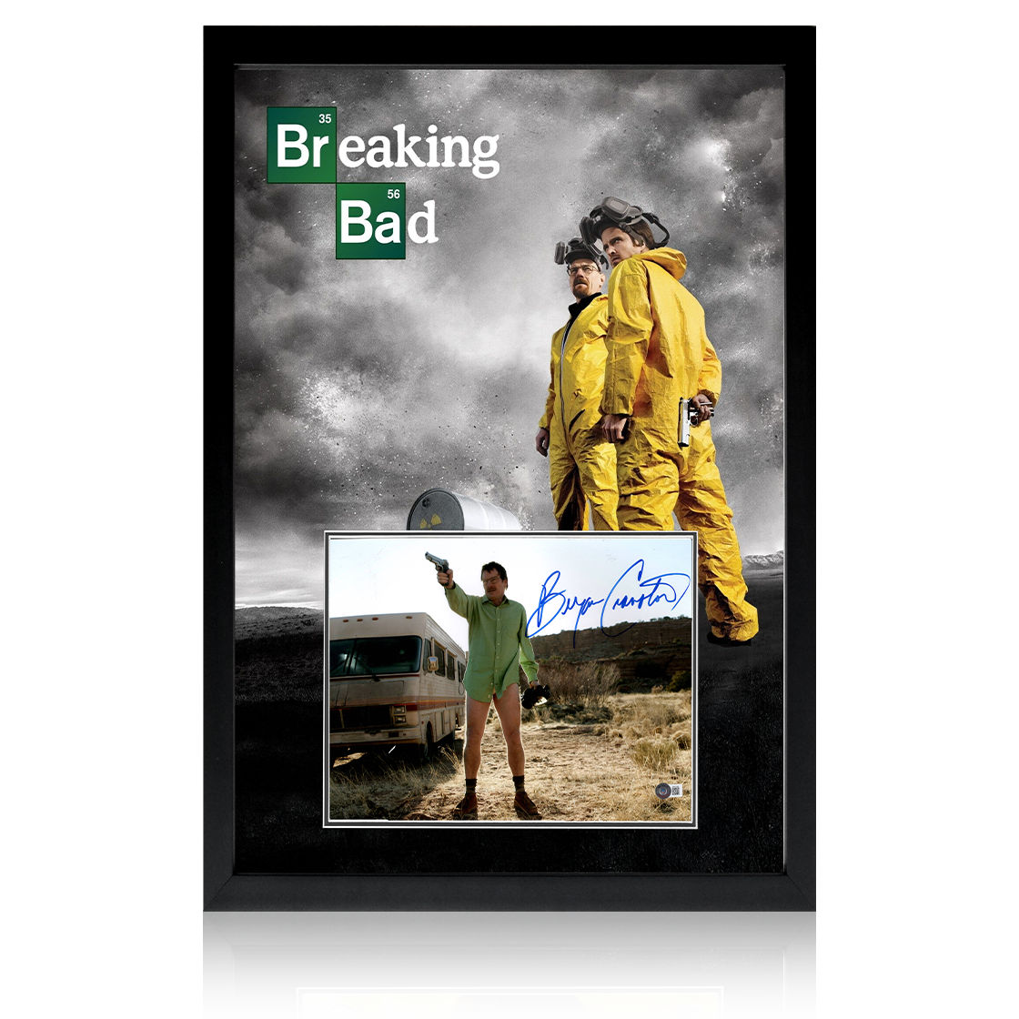 Bryan Cranston Signed Breaking Bad Image Premium Frame (Beckett)