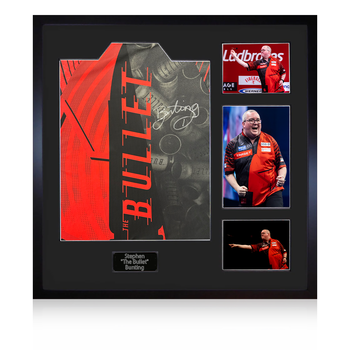 Stephen Bunting Signed 2025 Shirt Elite Frame