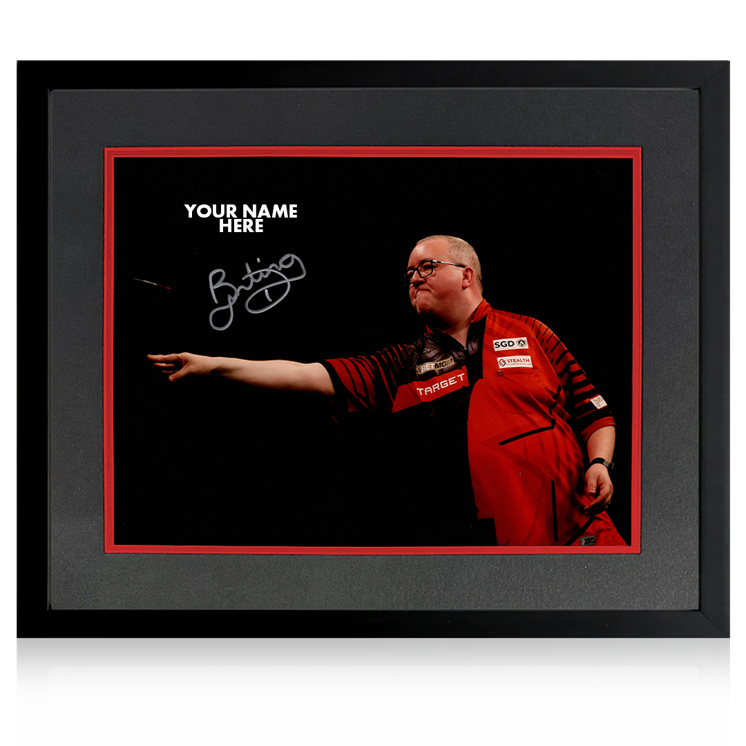 Stephen Bunting Signed & Dedicated Image Frame #3