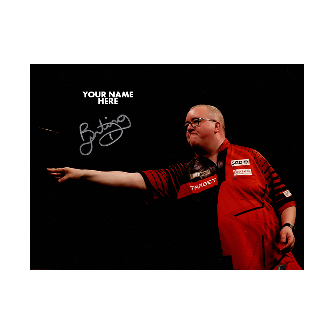 Stephen Bunting Signed & Dedicated Image #1