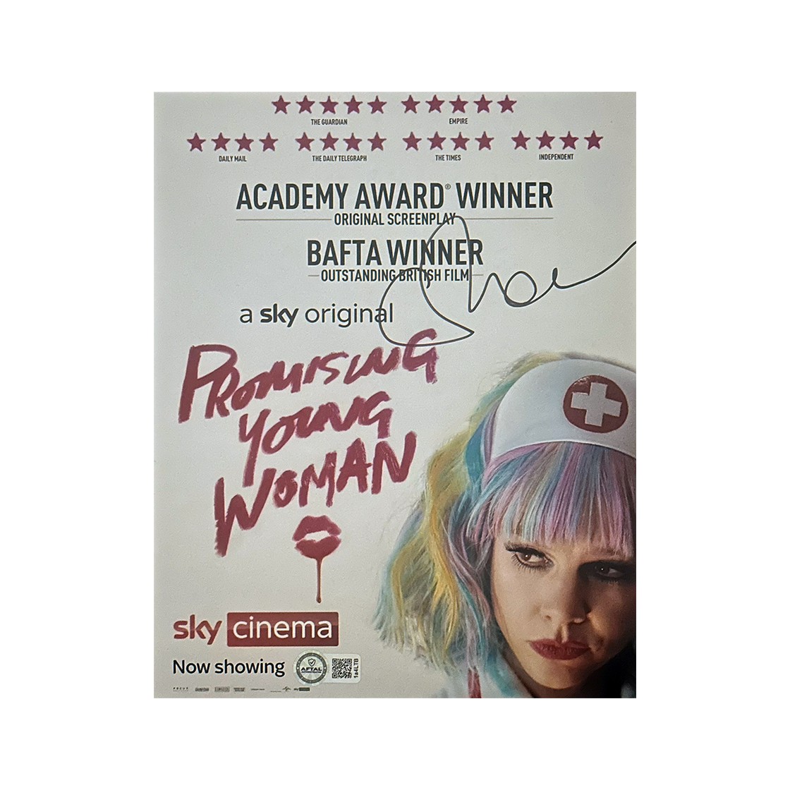Carey Mulligan Signed Promising Young Woman 10x8 Image 3 (AFTAL Authenticated)