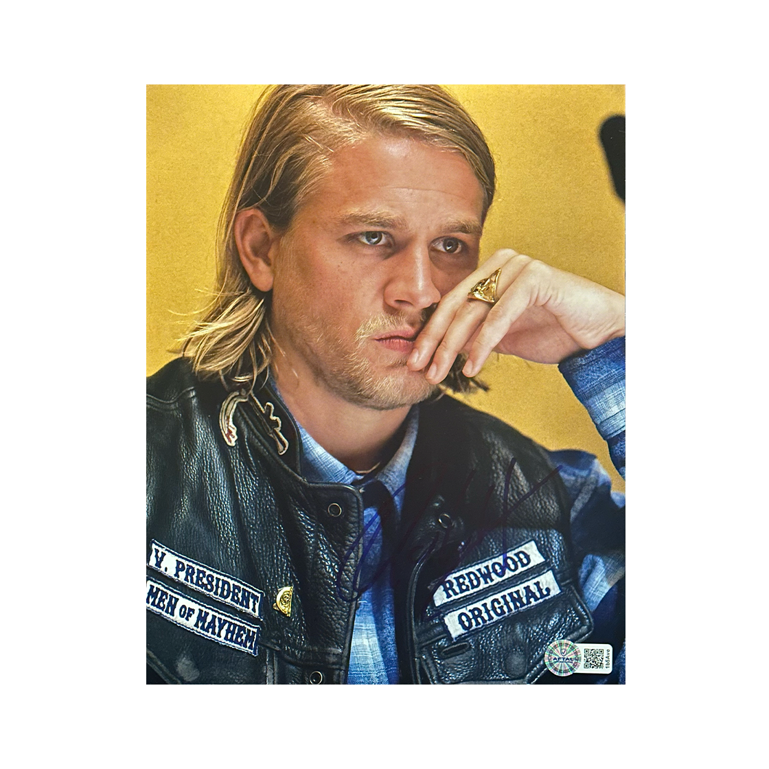 Charlie Hunnam Signed Sons of Anarchy 10x8 Photo 4 (AFTAL Authenticated)