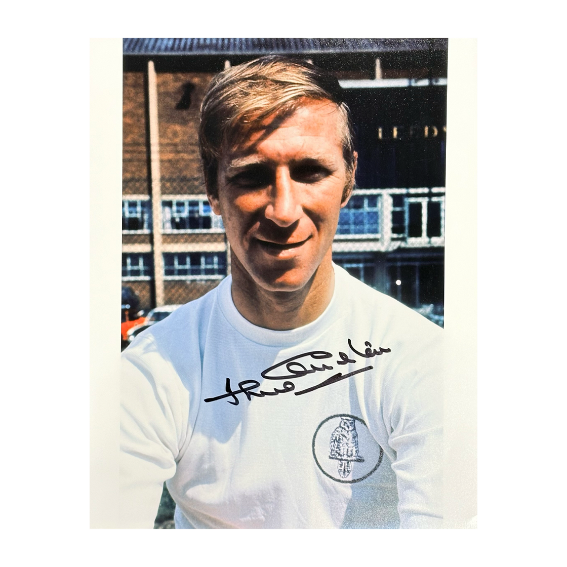 Jack Charlton Signed Leeds United 10x8 Image