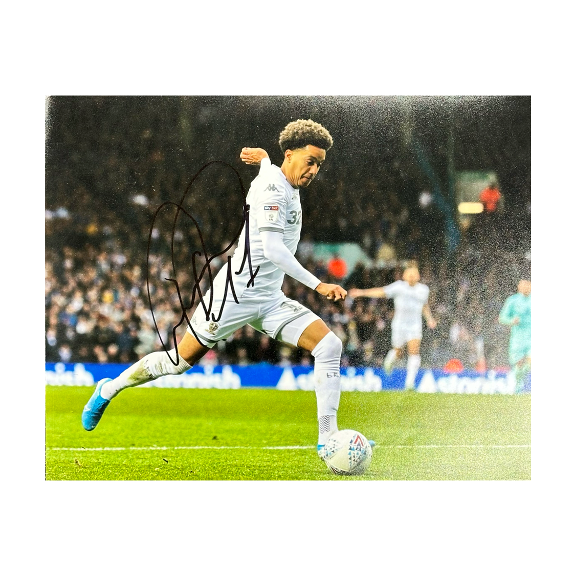 Helder Costa Signed Leeds United 10x8 Image