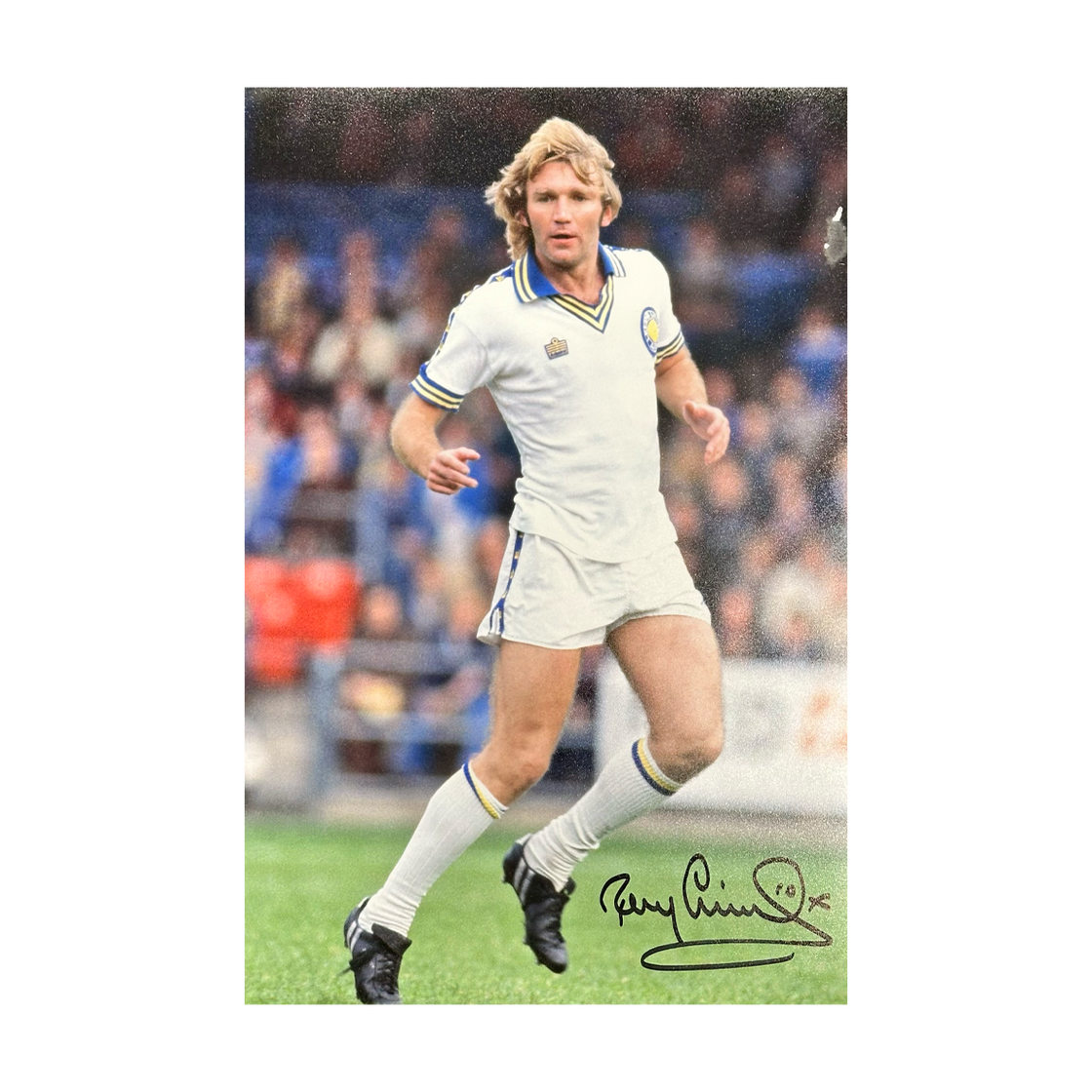 Tony Currie Signed Leeds United 12x8 Image