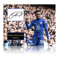 Callum Hudson-Odoi Signed Chelsea Cut Deluxe Mount
