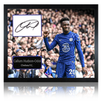 Callum Hudson-Odoi Signed Chelsea Cut Deluxe Mount Frame