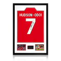Callum Hudson-Odoi Signed Nottingham Forest Shirt Premium Frame