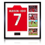 Callum Hudson-Odoi Signed Nottingham Forest Shirt Elite Frame