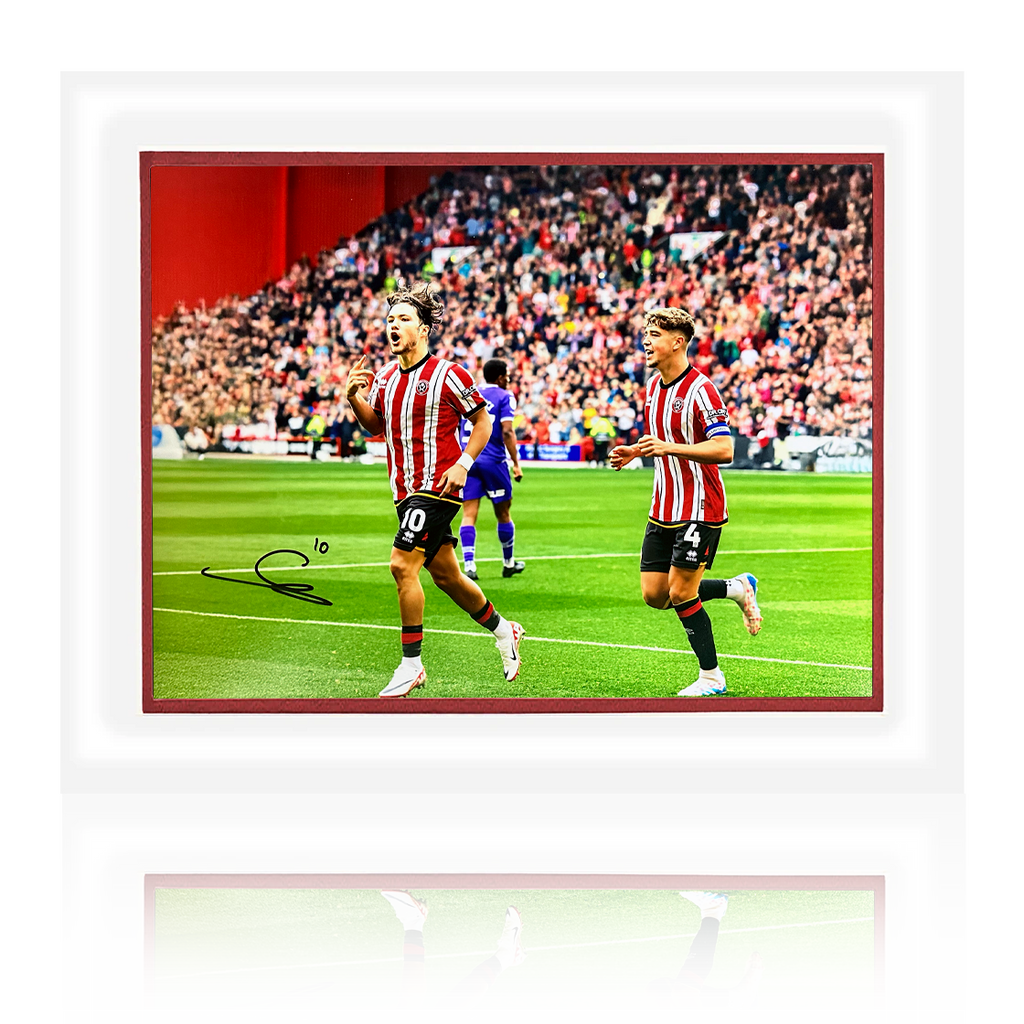 Callum O'Hare Signed Sheffield United Deluxe Mount