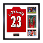 Jamie Carragher Signed Liverpool Shirt Elite Frame