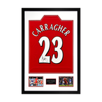 Jamie Carragher Signed Liverpool Shirt Premium Frame