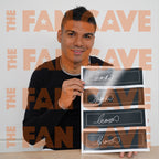 Casemiro Signed Plaque Iconic Frame