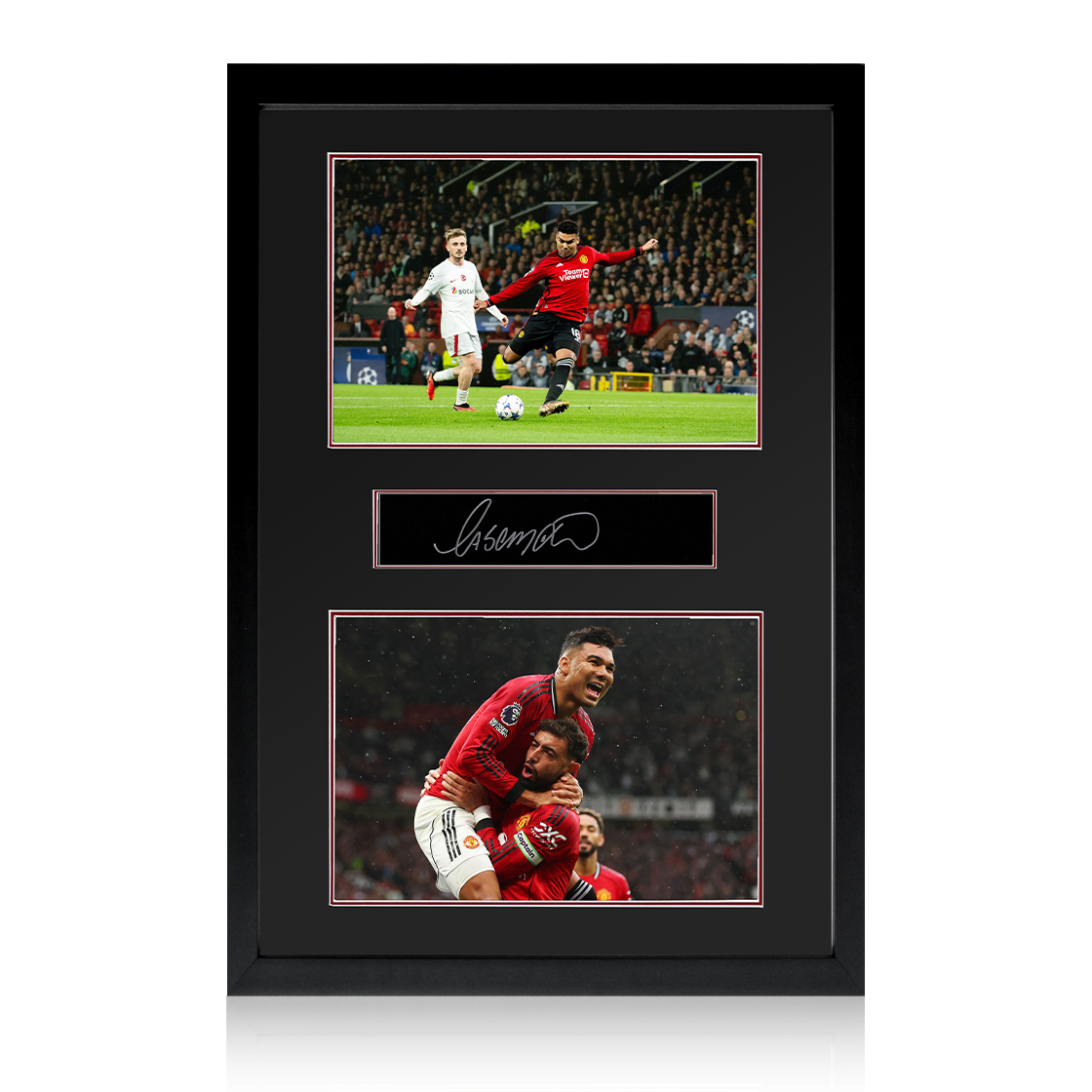 Casemiro Signed Plaque Iconic Frame