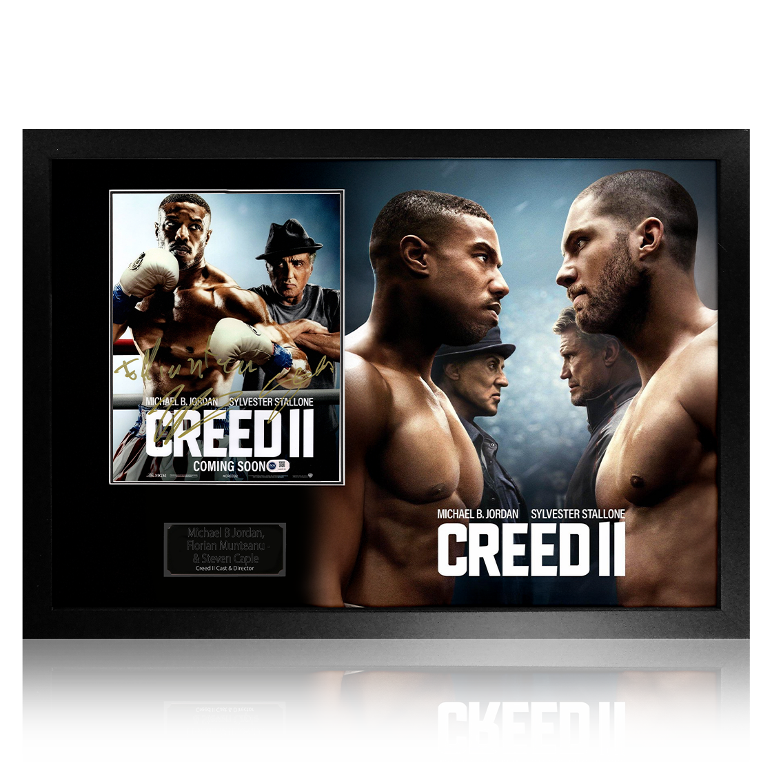 Creed II Cast Signed Image Premium Frame (ACG Cert)