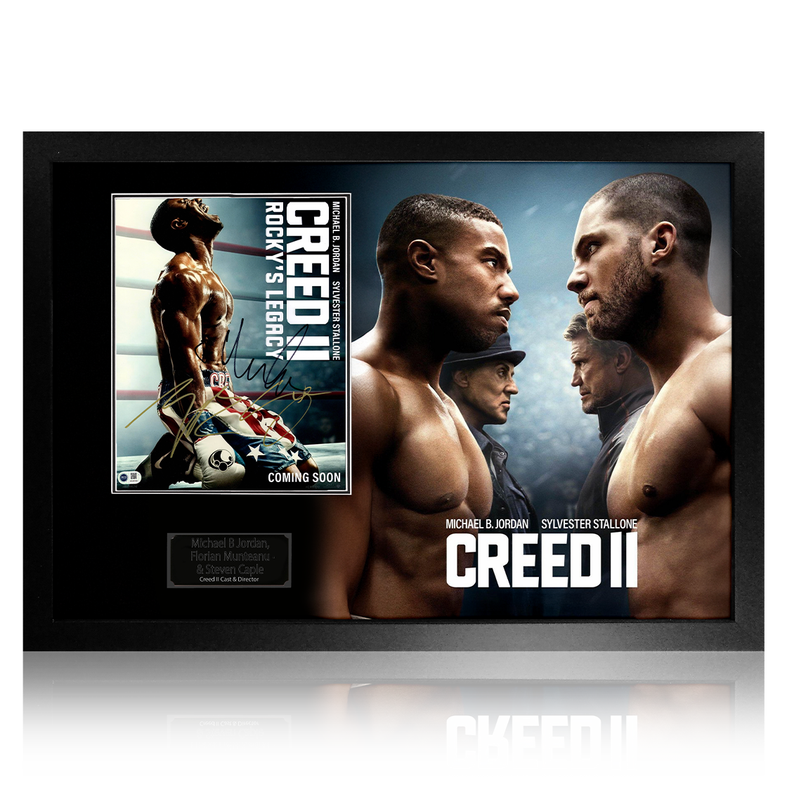 Creed II Cast Signed Image Premium Frame (ACG Cert)