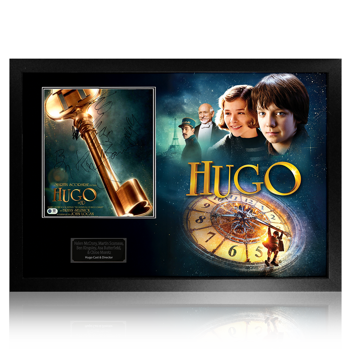 Hugo Cast Signed Image Premium Frame (ACG Cert)