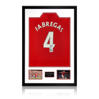 Cesc Fàbregas Signed Arsenal Shirt Premium Frame (ACG Cert)