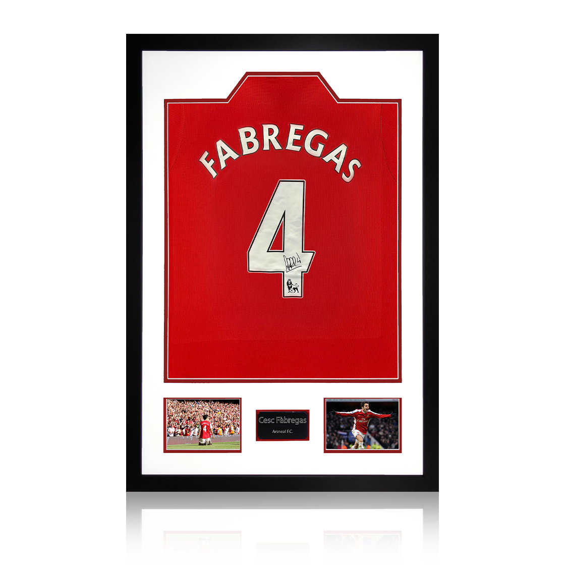 Cesc Fàbregas Signed Arsenal Shirt Premium Frame (ACG Cert)