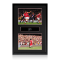 Cesc Fàbregas Signed Arsenal Plaque Iconic Frame
