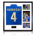Cesc Fàbregas Signed Chelsea Shirt Elite Frame (ACG Cert)