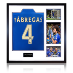 Cesc Fàbregas Signed Chelsea Shirt Elite Frame (ACG Cert)