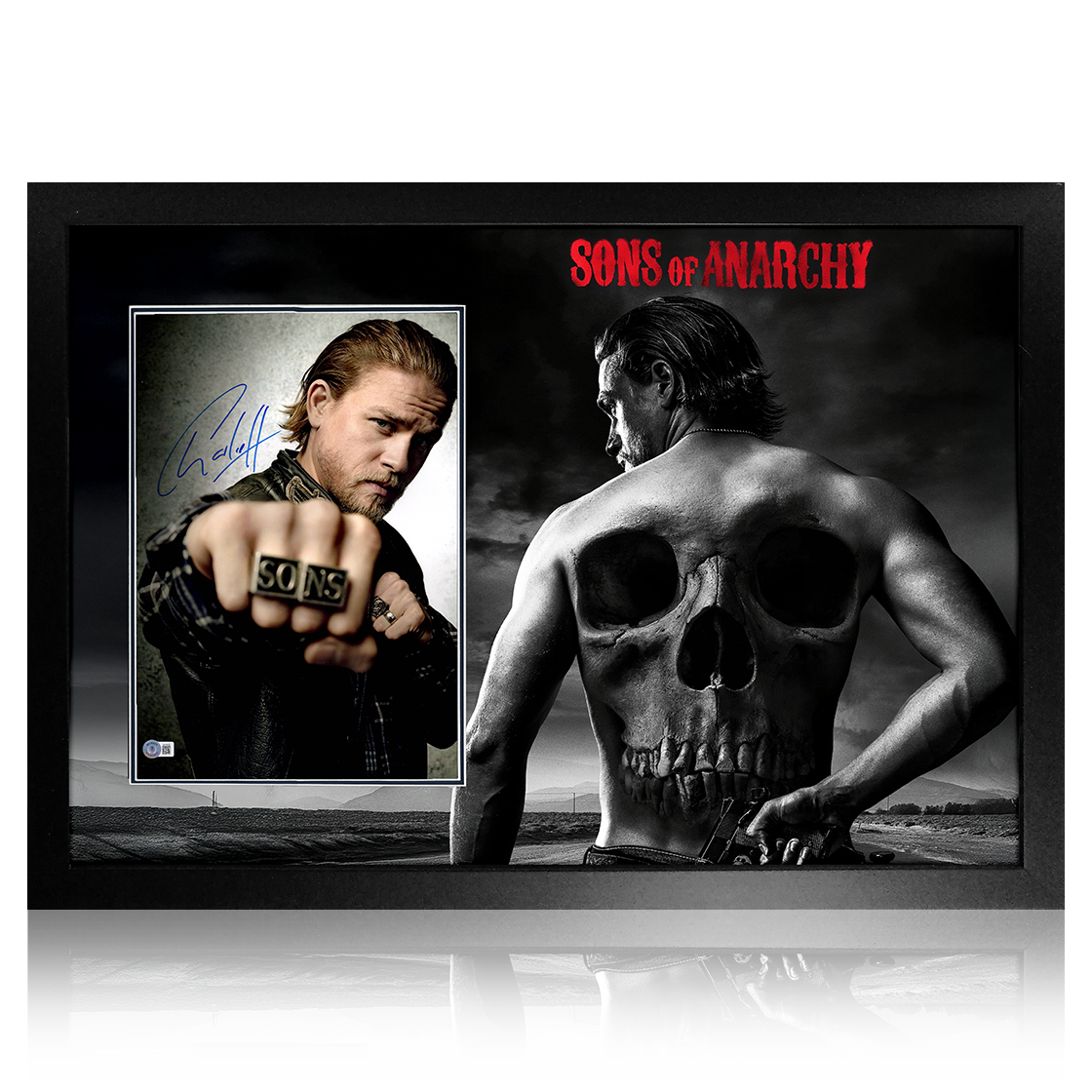 Charlie Hunnam Signed Sons of Anarchy Image Premium Frame (AFTAL Authentication)