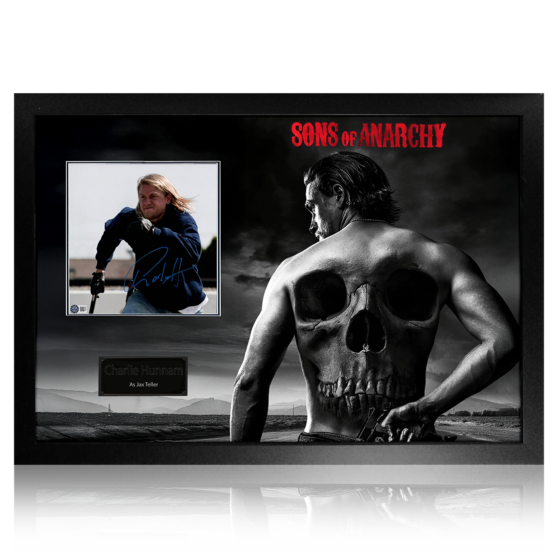 Charlie Hunnam Signed Sons of Anarchy Image Premium Frame (AFTAL Authentication)