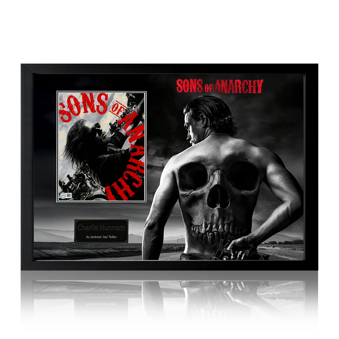 Charlie Hunnam Signed Sons of Anarchy Image Iconic Frame (AFTAL Authentication)
