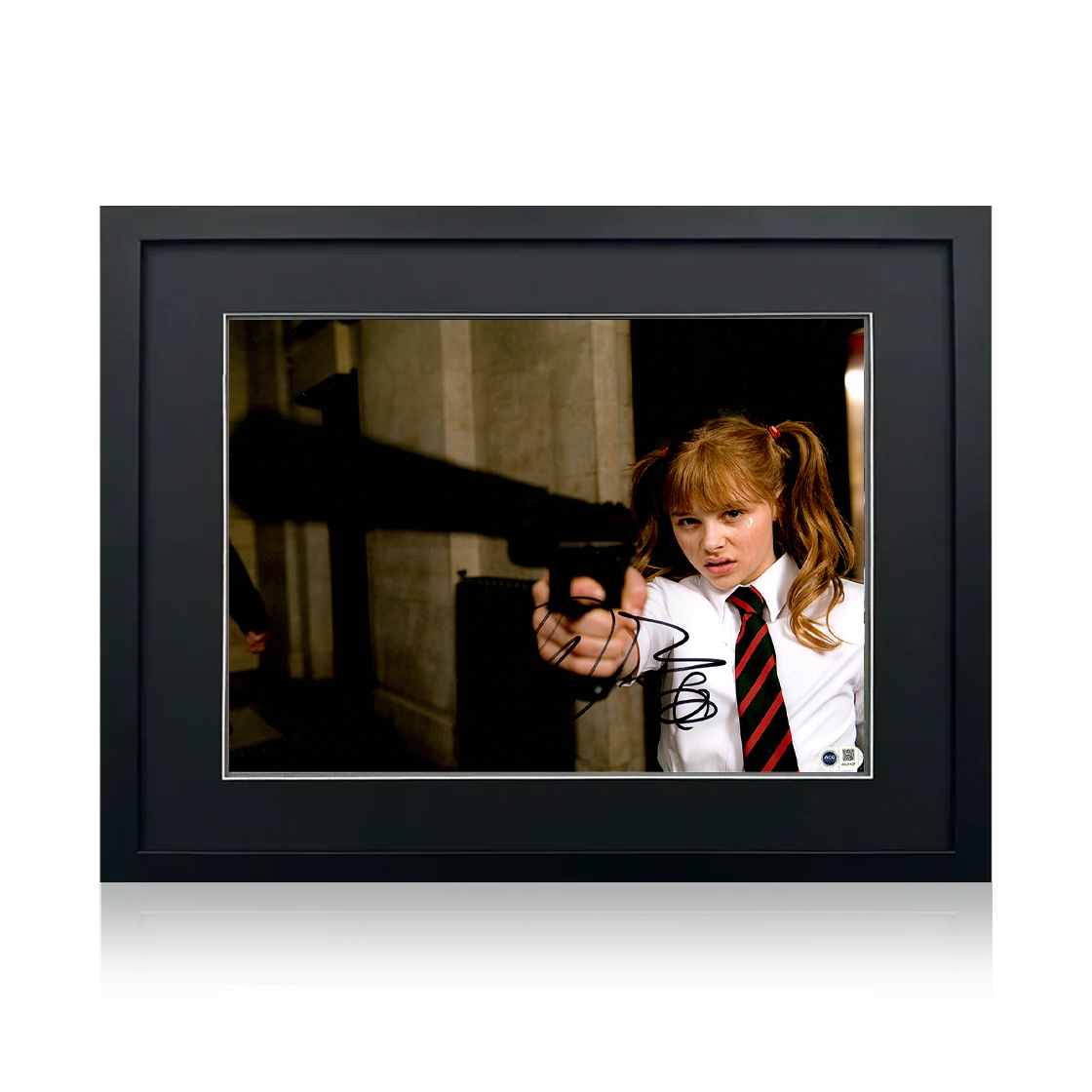 Chloë Grace Moretz Signed Kick-Ass Image Compact Frame (ACG Cert)