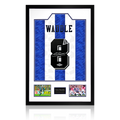 Chris Waddle Signed Sheffield Wednesday Home Shirt Premium Frame