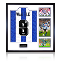 Chris Waddle Signed Sheffield Wednesday Home Shirt Elite Frame