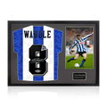 Chris Waddle Signed Sheffield Wednesday Home Shirt Classic Frame