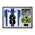 Chris Waddle Signed Sheffield Wednesday Home Shirt Classic Frame
